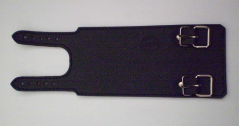 BEZ KOVANIA (9 cm) - Kožený killer bez kovania s 2 ramienkami