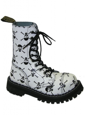 SKULLS - WHITE / BLACK