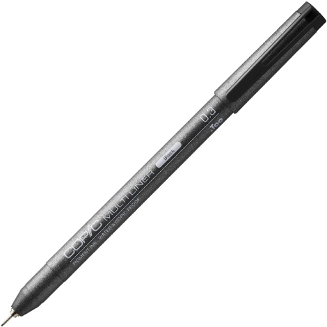 COPIC Multiliner černý 0,3mm - 