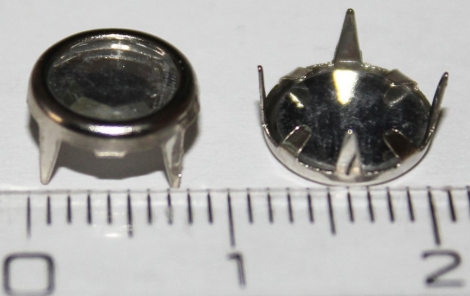 Trblietka s lesklou plochou 8 mm - Jednotlivý vybíjanec