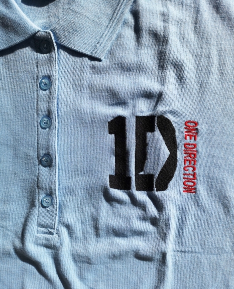 ONE DIRECTION - Logo kapely – nebesky modrá